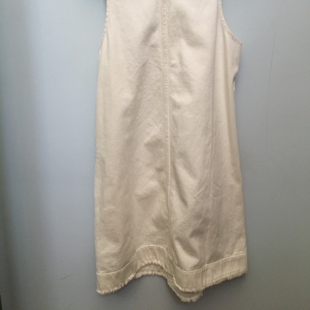 White denim dress